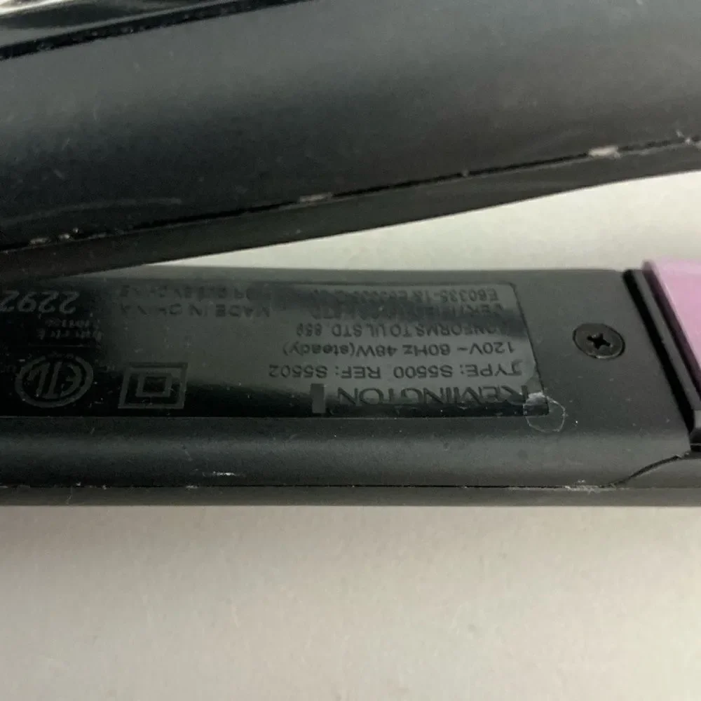 Remington 1 inch flat iron with digital thermometer